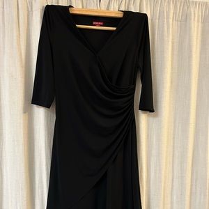 Merona black faux wrap dress